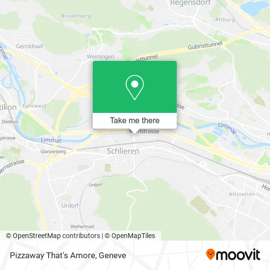 Pizzaway That's Amore map