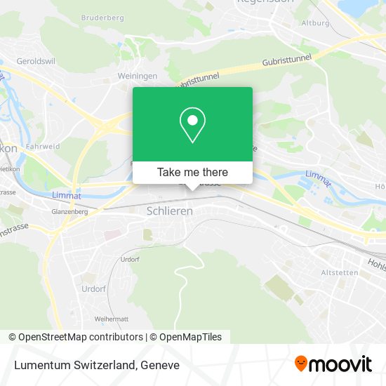 Lumentum Switzerland map