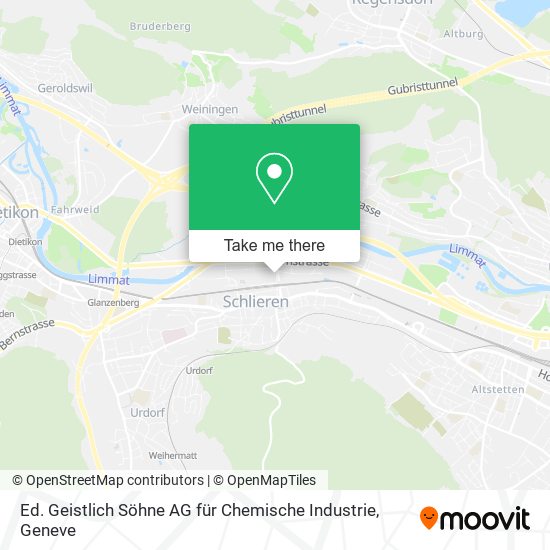 Ed. Geistlich Söhne AG für Chemische Industrie map