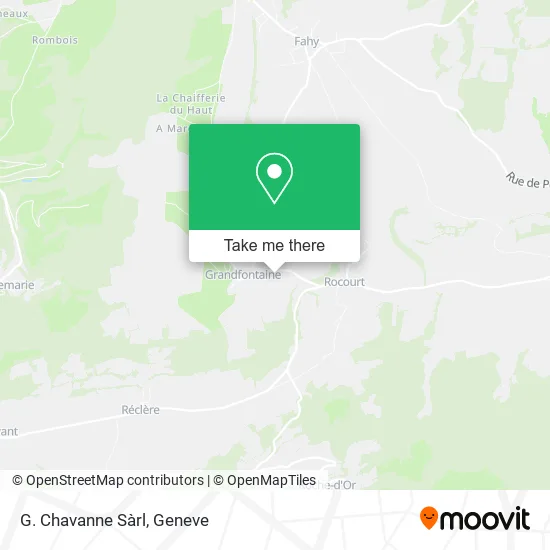 G. Chavanne Sàrl map