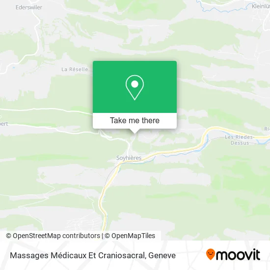 Massages Médicaux Et Craniosacral map