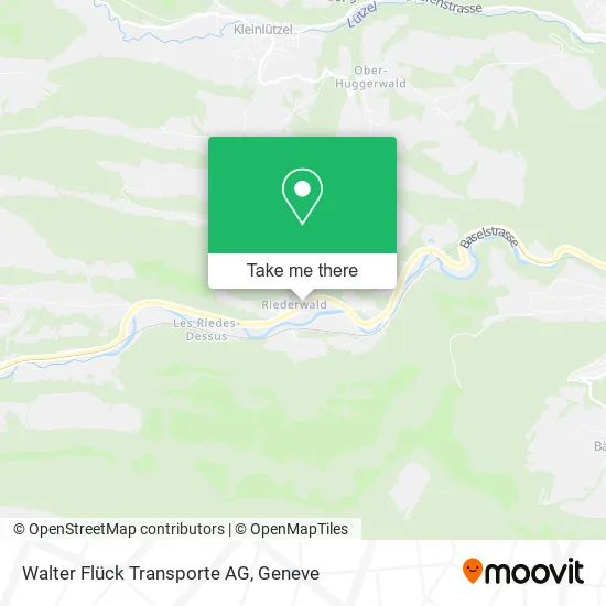 Walter Flück Transporte AG map