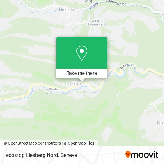ecostop Liesberg Nord map
