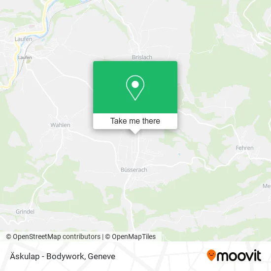 Äskulap - Bodywork map