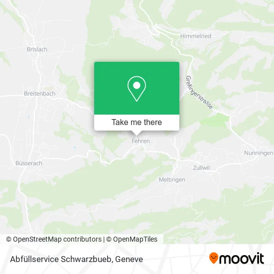Abfüllservice Schwarzbueb map