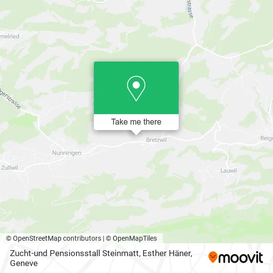 Zucht-und Pensionsstall Steinmatt, Esther Häner map