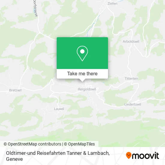 Oldtimer-und Reisefahrten Tanner & Lambach map
