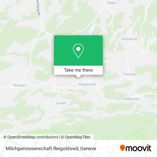 Milchgenossenschaft Reigoldswil map