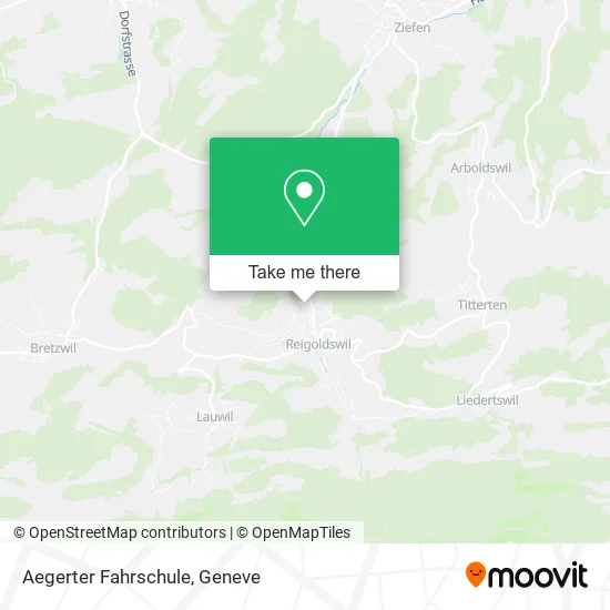 Aegerter Fahrschule map