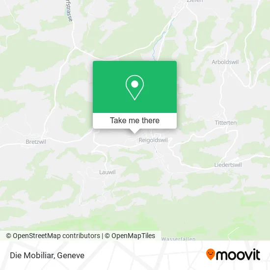 Die Mobiliar map