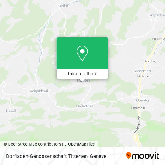 Dorfladen-Genossenschaft Titterten map