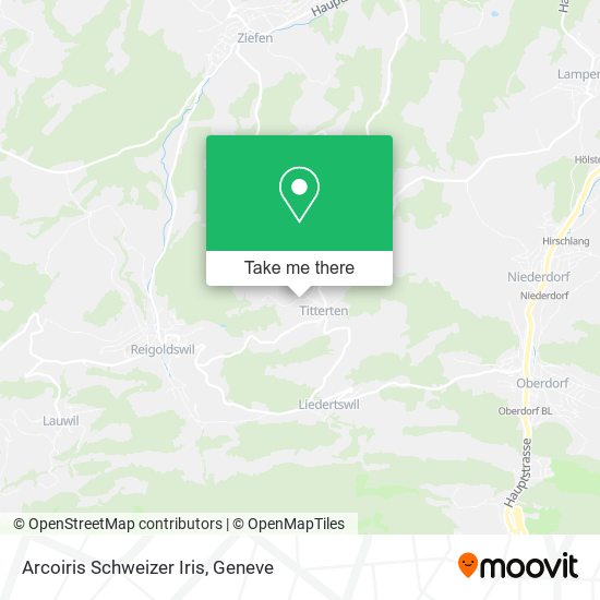 Arcoiris Schweizer Iris map