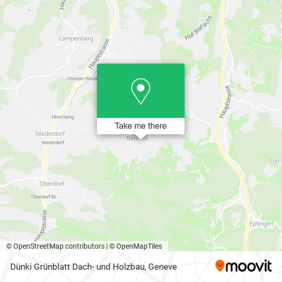 Dünki Grünblatt Dach- und Holzbau map