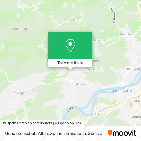 Genossenschaft Alterswohnen Erlinsbach map