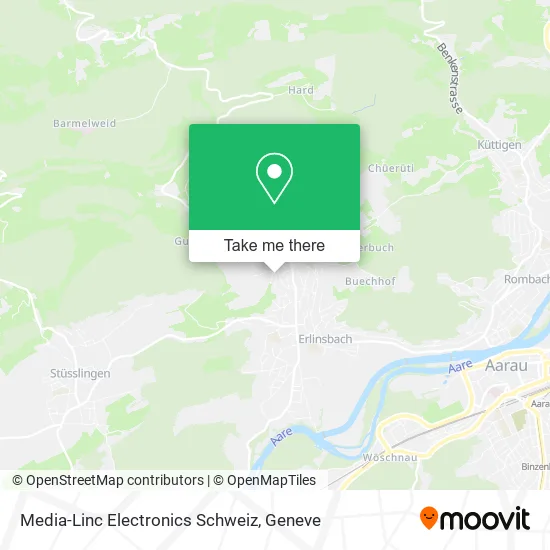 Media-Linc Electronics Schweiz map