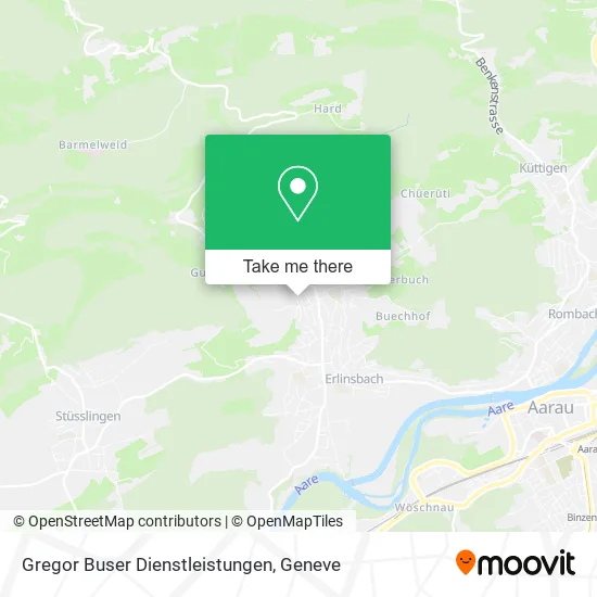 Gregor Buser Dienstleistungen map