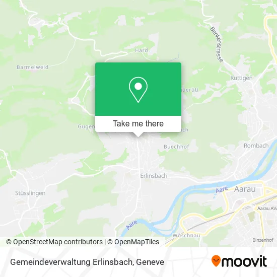 Gemeindeverwaltung Erlinsbach map