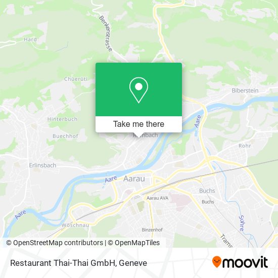 Restaurant Thai-Thai GmbH map