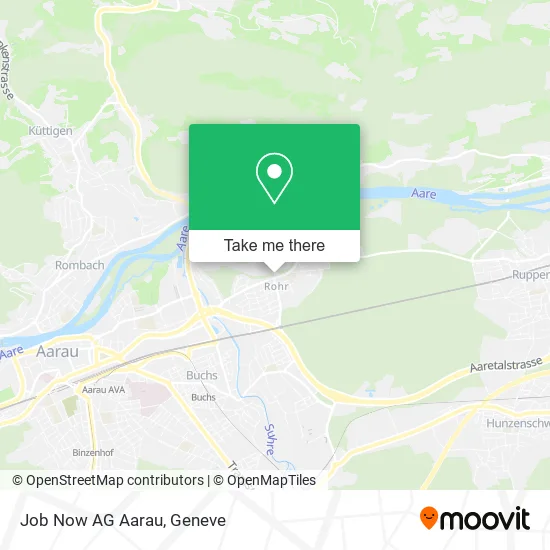 Job Now AG Aarau map