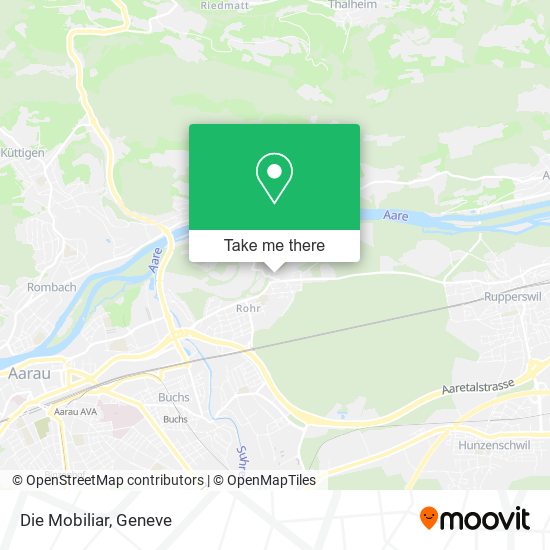 Die Mobiliar map