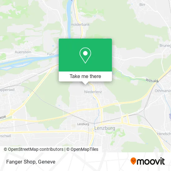 Fanger Shop map