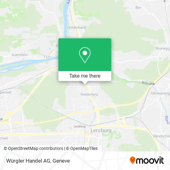Würgler Handel AG map