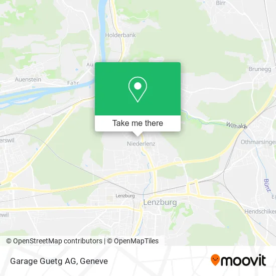 Garage Guetg AG map