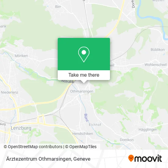 Ärztezentrum Othmarsingen map