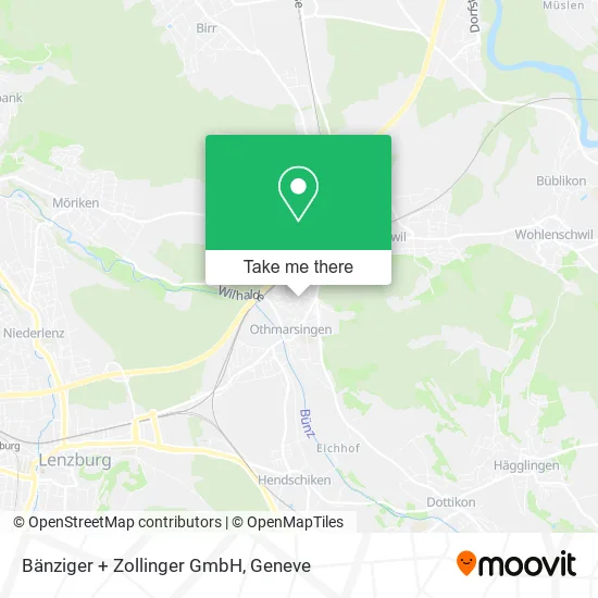 Bänziger + Zollinger GmbH map