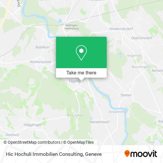 Hic Hochuli Immobilien Consulting map