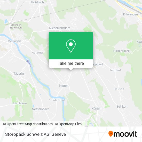 Storopack Schweiz AG map