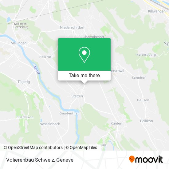 Volierenbau Schweiz map