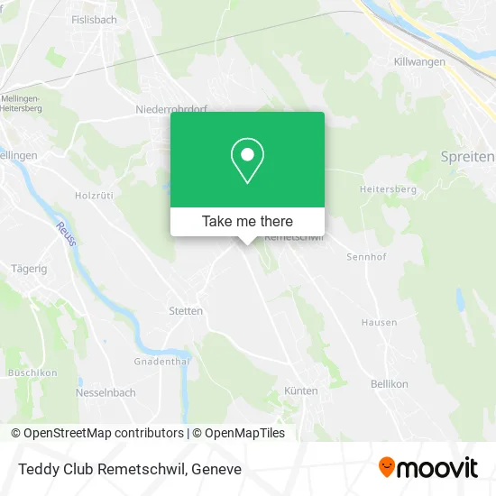 Teddy Club Remetschwil map