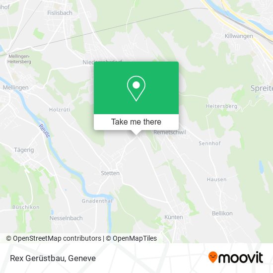 Rex Gerüstbau map