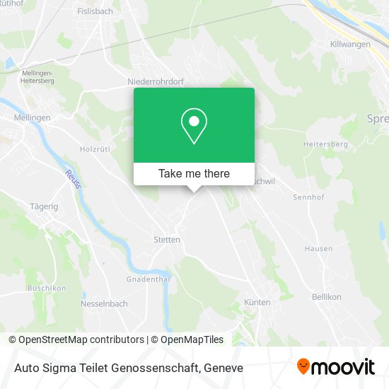 Auto Sigma Teilet Genossenschaft map