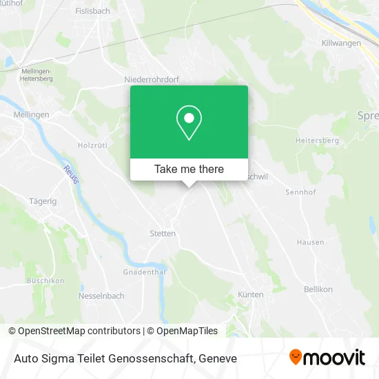 Auto Sigma Teilet Genossenschaft map