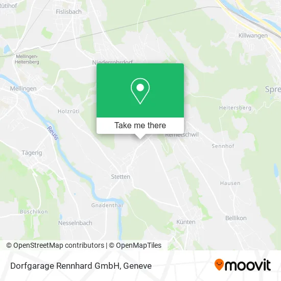 Dorfgarage Rennhard GmbH map
