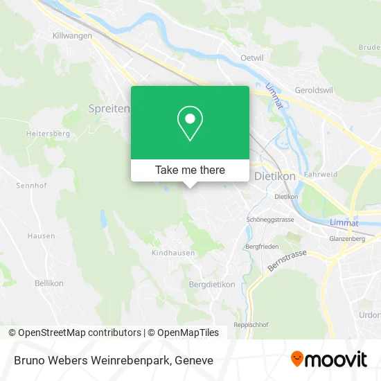 Bruno Webers Weinrebenpark map