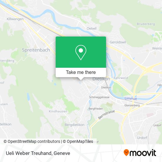 Ueli Weber Treuhand map