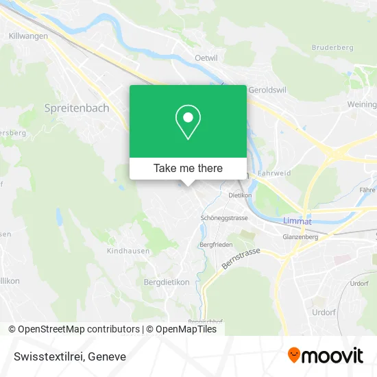 Swisstextilrei map