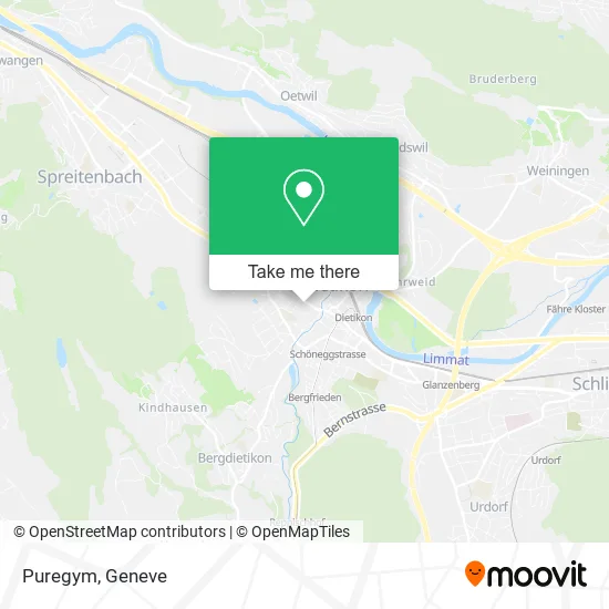 Puregym map