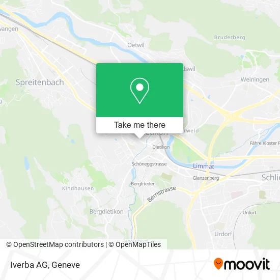 Iverba AG map