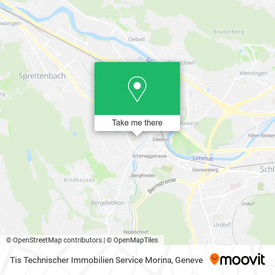 Tis Technischer Immobilien Service Morina map
