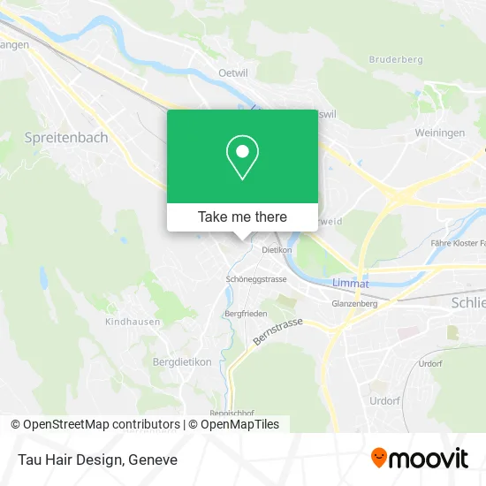 Tau Hair Design map
