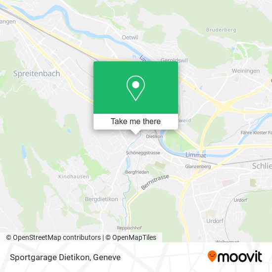 Sportgarage Dietikon map