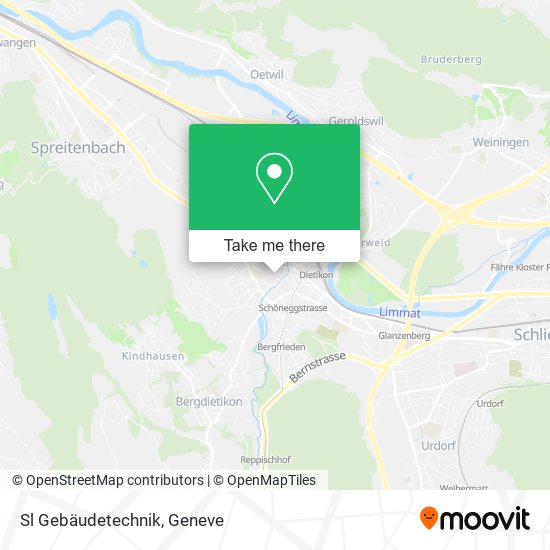 Sl Gebäudetechnik map
