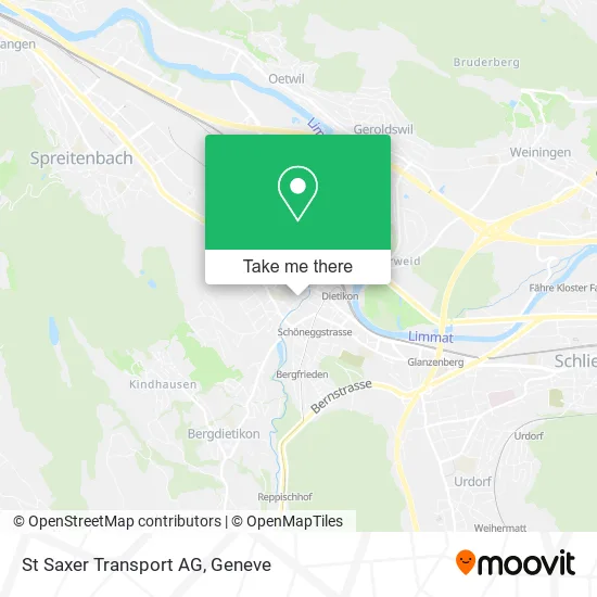 St Saxer Transport AG plan