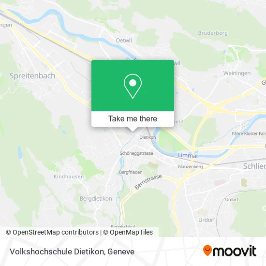 Volkshochschule Dietikon map