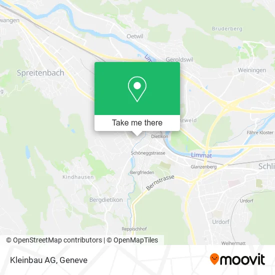 Kleinbau AG map