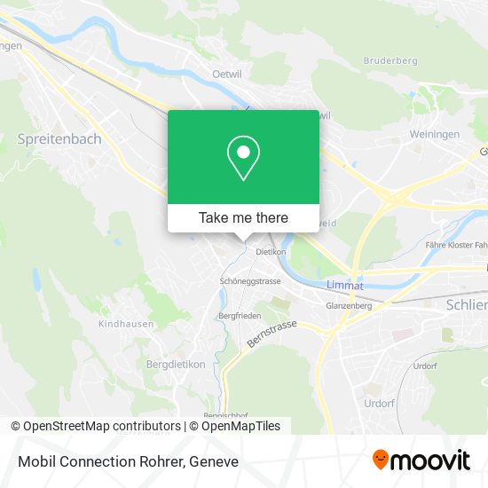 Mobil Connection Rohrer map